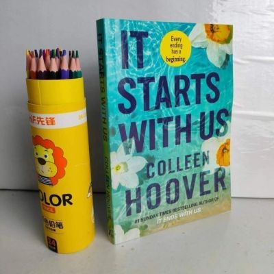 จุดหนังสือกายภาพ Colleen Hoover ต้นฉบับหนังสือภาษาอังกฤษมันเริ่มต้นกับเรา2ใหม่