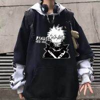 My Hero Academia Hoodie Katsuki Bakugou เสื้อผ้าพิมพ์ลายอนิเมะเสื้อกีฬาแขนยาวแบบปะ Himiko Toga Pullovers Bakugo 2023เสื้อฮูดดี้กราฟิก