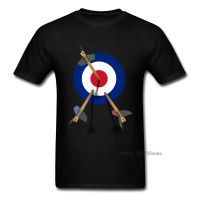 Men Tops &amp; Tees MOD Target Tshirt 3D T Shirt Birthday T-shirts Cotton Fabric Short Sleeve Clothes Dart Game Cartoon Print