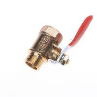 1/4 Ball Valve Male To Male Pipe BSP Brass Ball Valve With Red Lever Handle For Home Tools