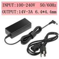 14V 3A(6.4*4.4mm) LG Samsung AC-DC Adapter Power Supply Plug for LG Samsung Monitor