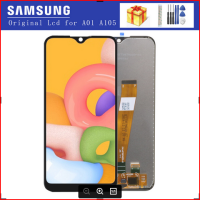 ต้นฉบับ5.7 "A01จอ LCD สำหรับ Samsung Galaxy A015 SM-A015G SM-A015F สัมผัสหน้าจอ LCD A015DS จอสำรอง Digitizer