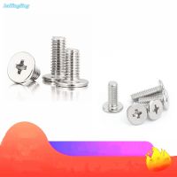 10/25pcs CM M2 M2.5 M3 M4 M5 M6 A2 304 Stainless Steel Cross Phillips Ultra Thin Super Low Flat Wafer Head Screw Bolt for Laptop