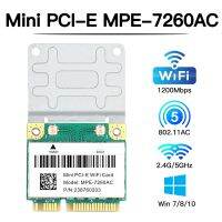 1200Mbps Intel 7260 7260HMW Mini PCI-E การ์ด Wifi สำหรับบลูทูธ4.2แบนด์คู่2.4G/5Ghz 802.11AC Wlan ไร้สายการ์ดเน็ตเวิร์ก