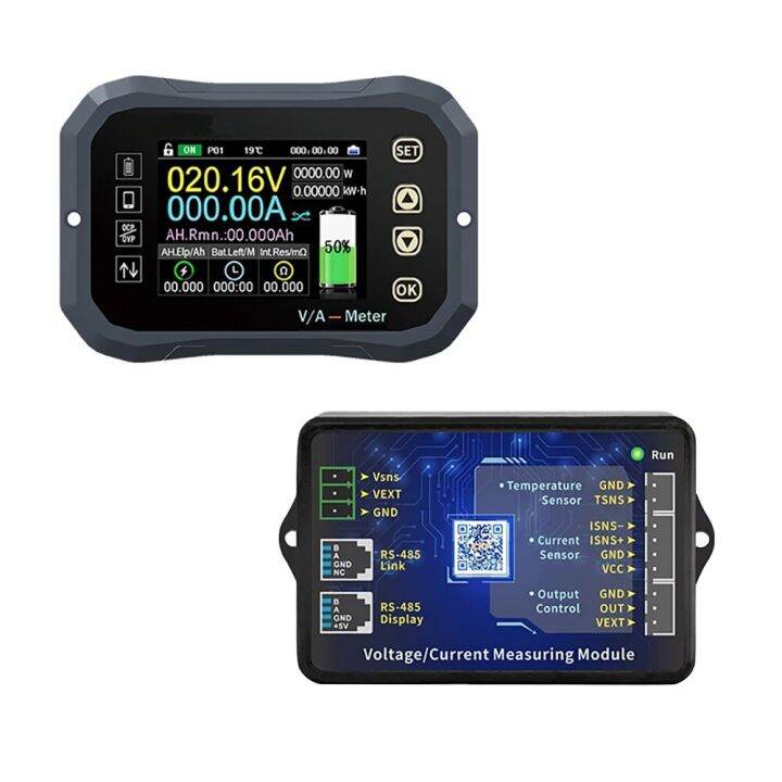 dc-0-120v-100a-400a-600a-battery-tester-bluetooth-battery-monitor-voltage-current-v-a-battery-coulomb-meter-capacity-indicator