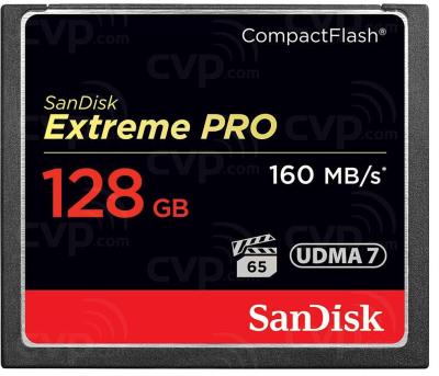 เมมโมรี่การ์ด CF Card SANDISK 128GB EXTREME PRO 160MB/s*1067X (SDCFXPS-128G-X46) COMPACT FLASH - รับประกันตลอดอายุการใช้งาน