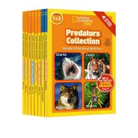 8 volumes of 32 stories collection of National Geographic Childrens Encyclopedia graded reading materials National Geographic Kids Readers collection English original primary school stem course extracurricular reading materials