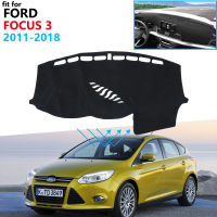 ฝาปิดแผงควบคุมแผ่นป้องกันสำหรับ Ford Focus 3 2011 ~ 2018 Mk3อุปกรณ์เสริม Dash Board Sunshade พรม2013 2014 2015 2016 2017