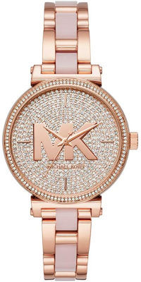 Michael Kors Womens MK4336 Sofie Analog Display Quartz Rose Gold Watch