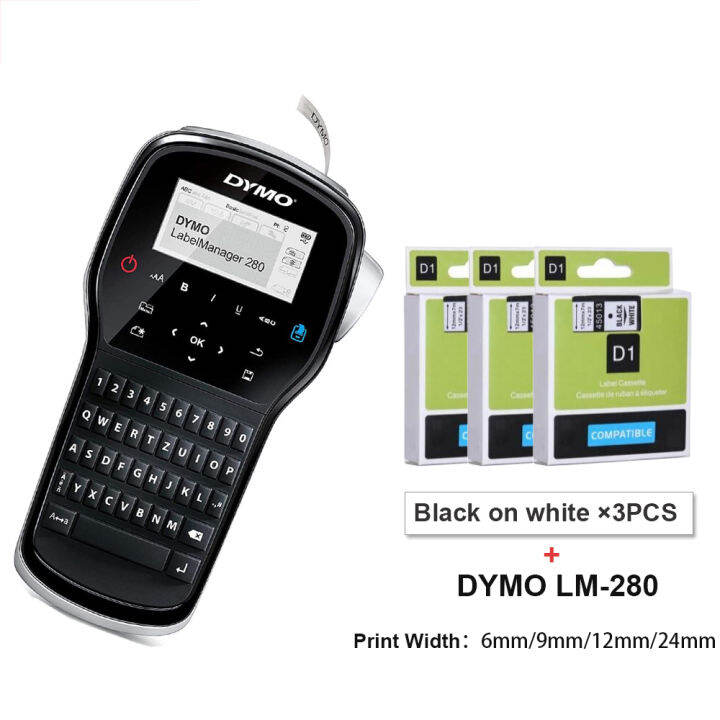 DYMO LabelManager 280 Rechargeable English hand-held Portable 6/9/12 ...