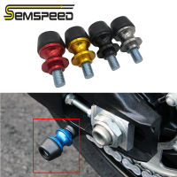 SEMSPEEDรถจักรยานยนต์M10 10Mm CNC Swingarmสวิงอาร์มมอเตอร์ไซค์Spools SliderสกรูสำหรับKawasaki ZX6R ZX7R ZX9R ZX10R ZX12R ZRX1100 ZZR1200 Versys 650 1000