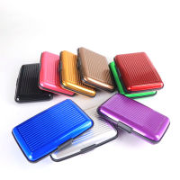 1PC Aluminum Metal Credit Card Holder Slim Antimagnetic Blocking Wallet RFID Case Business ID Card Bag Waterproof Protection Box