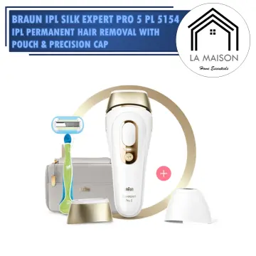 Get Braun Silk-expert Pro 5 PL5147 IPL Hair Removal, 3 Extras, Pro 5 PL5147  - White with best offers