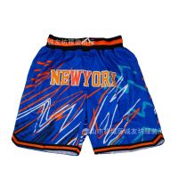 ●✢✈ Basketball Pants Knicks Lightning Edition Knicks Blue Pocket Ball Pants Sports Pants One Dropshipping Ebay