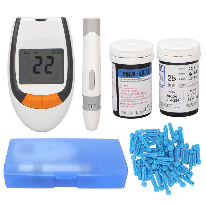 [echosns Store] Blood Glucose Monitor Kit 50 Blood Sugar Test Strips 50