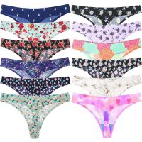 flowers seamless G String Tanga Intimates Briefs Panties Thongs 1pcs/lot