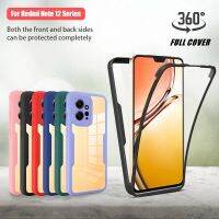 เคสสำหรับ Redmi Note 12 Pro Plus 5G 4G 2023 Note12 Note12Pro 12Pro Xiaomi เคสใส่โทรศัพท์360คลุมทั้งหมดโปร่งใสกันกระแทกใสด้านหน้าเป็น TPU ด้านหลังทุกส่วนของเครื่อง PC แบบแข็งรวม