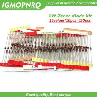 15values*10pcs=150pcs 1W Zener diode kit DO 41 3V 30V component diy kit 1N4727 1N4728 1N4729 1N4730 1N4732 1N4733 1N4734  1N4751