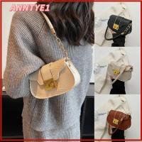 ANNTYE1 สีทึบทึบ ถุงใต้วงแขน หนังพียู กระเป๋าถือแบบถือ มีสไตล์ กระเป๋าสะพายไหล่แบบสั้น ผู้หญิงผู้หญิงผู้หญิง