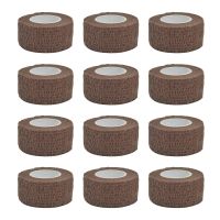 brown Waterproof Medical Therapy Self Adhesive Bandage Muscle Tape Finger Joints Wrap First Aid Kit Pet Elastic