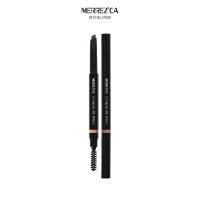 MERREZCA Eyebrow Pro Pencil ดินสอเขียนคิ้วรูปแบบหัวตัด เขียนลื่น ติดทน กันน้ำ กันเหงื่อ