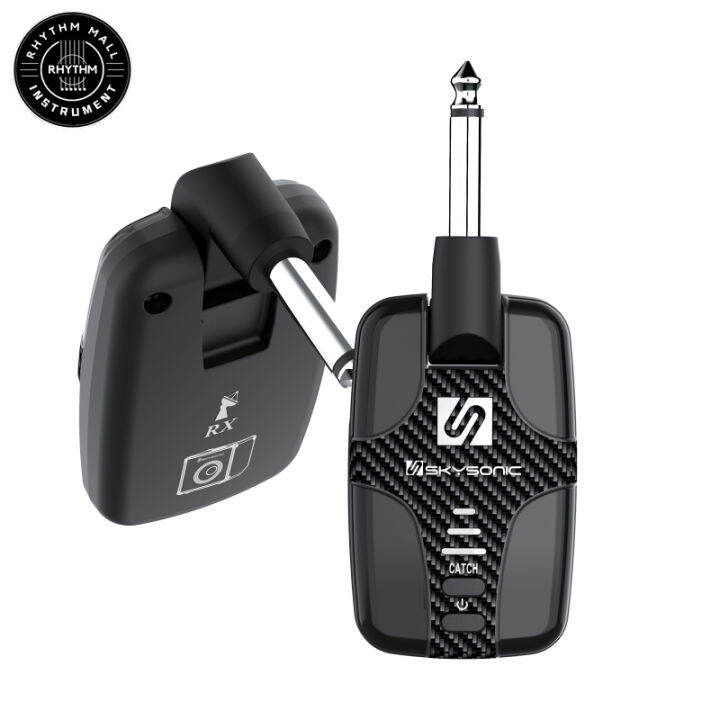 Skysonic Sw03 Acoustic Guitar Wireless System Pickup Transmitter Receiver Electric For Bass