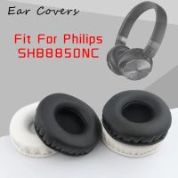 แผ่นรองหูฟังสำหรับ Philips SHB8850NC แผ่นรองหูฟังแผ่นรองหูฟังหนัง PU MLQ-61โฟมฟองน้ำ