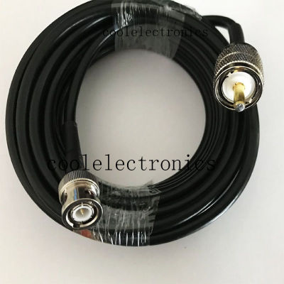 RG58 Cable BNC Male to UHF Male PL259 Connector Coaxial Pigtail Wire cable 50ohm  50cm 1/2/3/5/10/15/20/30m