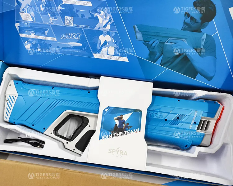 SPYRA TWO - Dual Pack Red & Blue Electric Water Gun Water Blaster New In  Box $350.00 - PicClick