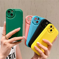 Wholesale Circle Camera Soft Silicone Shockproof Phone Case For iPhone 14 13 15 12 11 Pro Max XS XR X 8 + 7 Plus Solid Color Simple Phone Casing Cover With Full Cover Lens Camera Protection Hot Sale