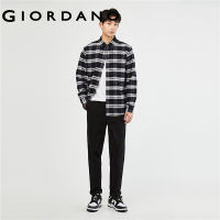 GIORDANO Men Pants Half Elastic Waist Stretch Pants Multi-Pocket Solid Color Simple Fashion Casual Tapered Pants 01113070