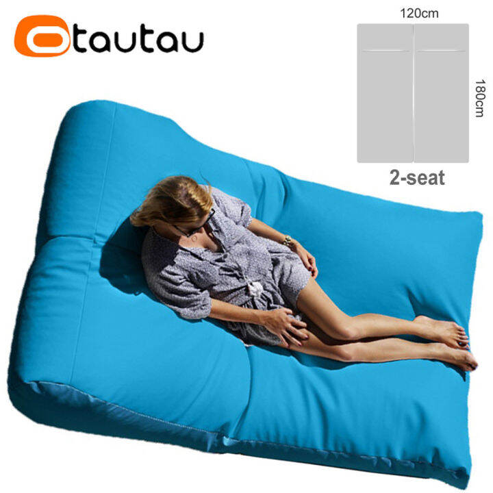 OTAUTAU Outdoor Bean Bag with Filler Garden Beach Swimming Pool