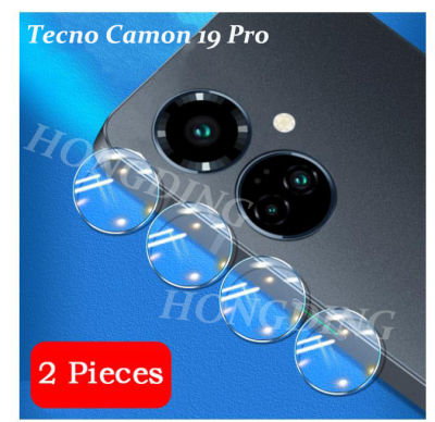 2ชิ้นกล้องเลนส์ฟิล์มป้องกันสำหรับ Tecno Camon 19 Pro 5กรัม4กรัมกระจก2ชิ้นป้องกันกล้องสำหรับ Tecno Camon 19 Neo