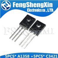 10pcs 2SA1358 2SC3421 (5PCS* A1358 +5PCS* C3421 ) 2SA1358-Y 2SC3421-Y TO-126 TRANSISTOR WATTY Electronics