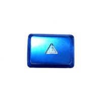 Aluminum Alloy Warning Emergency Light Switch Button Cover Sticker Trim for 11Th Gen Honda Civic 2022 Accessories