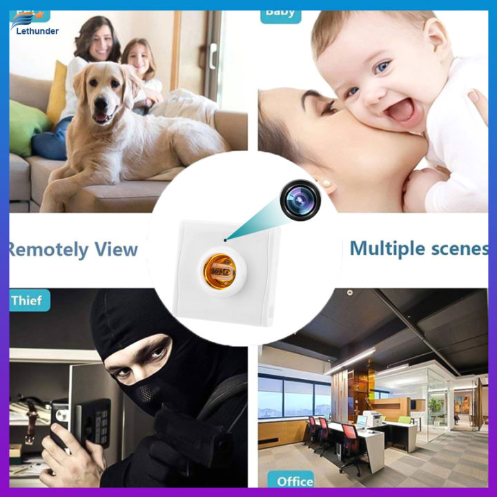e27ขั้วหลอดไฟกล้อง-wifi-mini-บ้านเพดานโรงแรมฐานซ็อกเก็ตหลอดไฟ1080p-hd-กล้องเครือข่ายไร้สาย