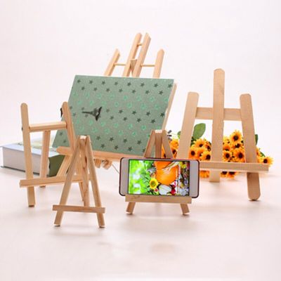 Foldable Desktop Wooden Adjustable Painting/Photo/Phone Display Shelf Holder Studio Sketch Exhibition Stand Art Drawing Supplies