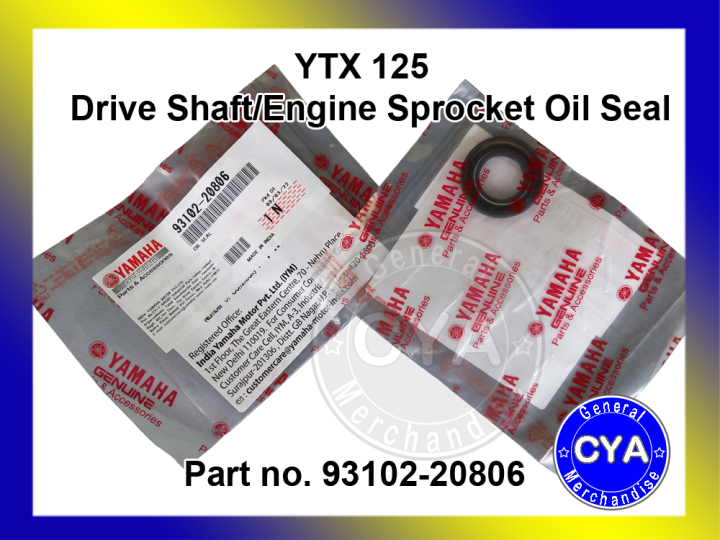 Oil Seal Drive/Kick/Change Shaft YTX 125 (Genuine) Lazada PH