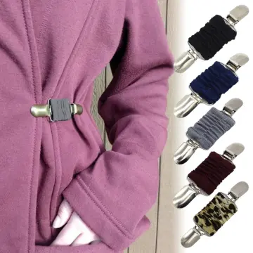 Lavender Leather Cinch Clip, Dress Clip, Jacket Clip, Shirt Clip, Sweater  Clip, Skirt Clip, With Silver Tone Clips. DIY Tailoring. 