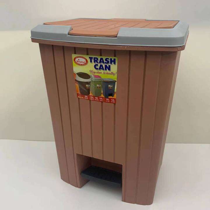 Trash Can Pedal Garbage Cans with Lid Lazada PH