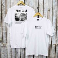 WhiteSand/T-Shirt/Palm Photo/เสื้อผ้า/เสื้อผ้าผู้ชาย/เสื้อผ้าผู้หญิง/เสื้อยืดคอกลม/เสื้อแขนสั่น/Cotton100%/ผ้าฝ้าย/S,M,L,XL,XXL