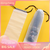 dongcheng ถุงเก็บร่มแบบพกพาใช้ซ้ำได้ร่มแบบมีเชือกผูกสำหรับใช้ในบ้าน