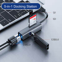 5Gbps Docking Station Universal 3พอร์ตความเร็วสูงการใช้พลังงานต่ำไฟ LED แสดงสถานะการถ่ายโอนข้อมูลอลูมิเนียมอัลลอยด์เชลล์ Mini Usb/ Type-C Splitter Hub Adapter สำหรับ PC แล็ปท็อป Hub Extender Universal