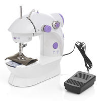 Sewing Machine Household Portable Mini Sew With Foot Pedal Light Double thread Model 202 Easy for New Tailor