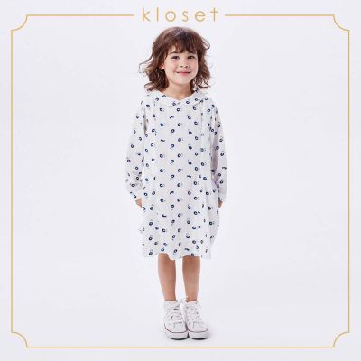 Kloset (SS19 - KD005) Embroiderd Long Sleeved Dress