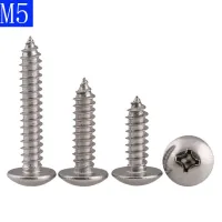 M5 5Mm 304 Stainless Phillips Kepala Logam Sekrup Diri Penyadapan Sekrup Kayu