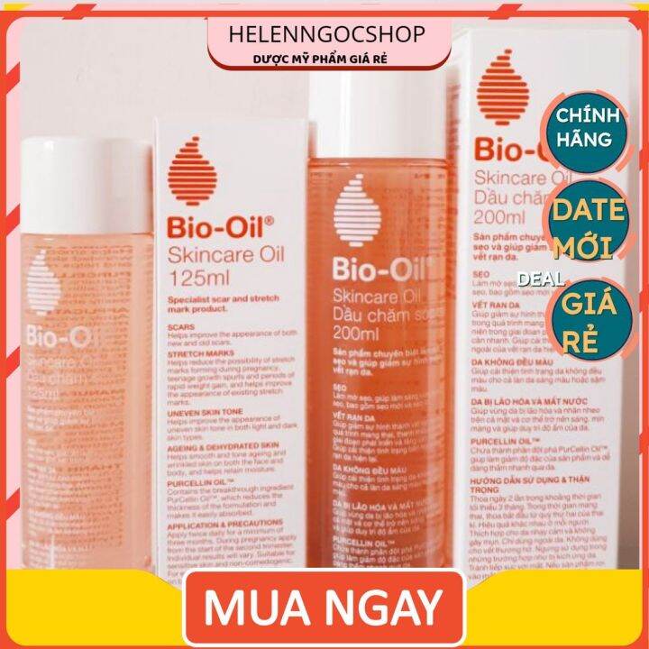 Dầu Bio Oil Mờ Rạn Da, Sẹo, Lão Hóa Da 25Ml, 60Ml, 125Ml, 200Ml | Lazada.Vn