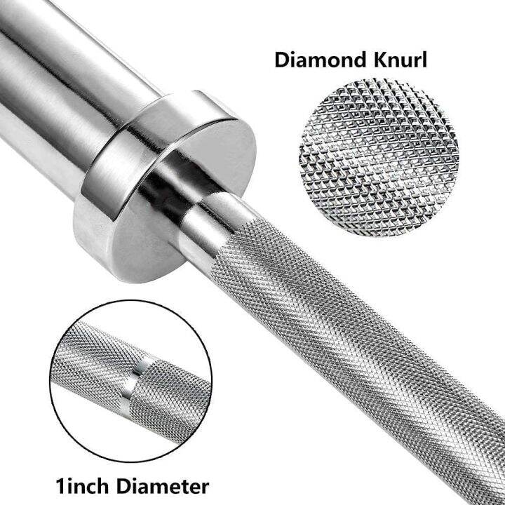 zeus-โอลิมปิกบาร์ขนาด-5ฟุต-เหมาะกับแผ่นน้ำหนักรู-2-นิ้ว