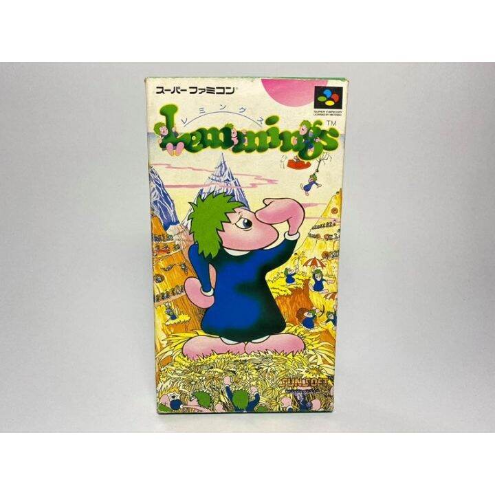 ตลับแท้-super-famicom-lemmings