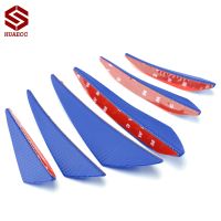 Front Winglet Fairing Bumper Lip Rubber Fin Splitter Spoiler Canard Valence Body Sticker Wing Windshield for Motorcycle Car